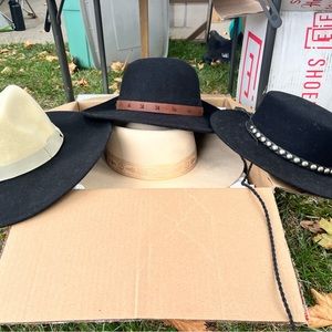 Take them all!  Lot of 4 hats, Lack of Colour x Spell, Brixton